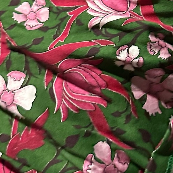 Zara tied sleeve top in floral print m - Picture 5 of 10